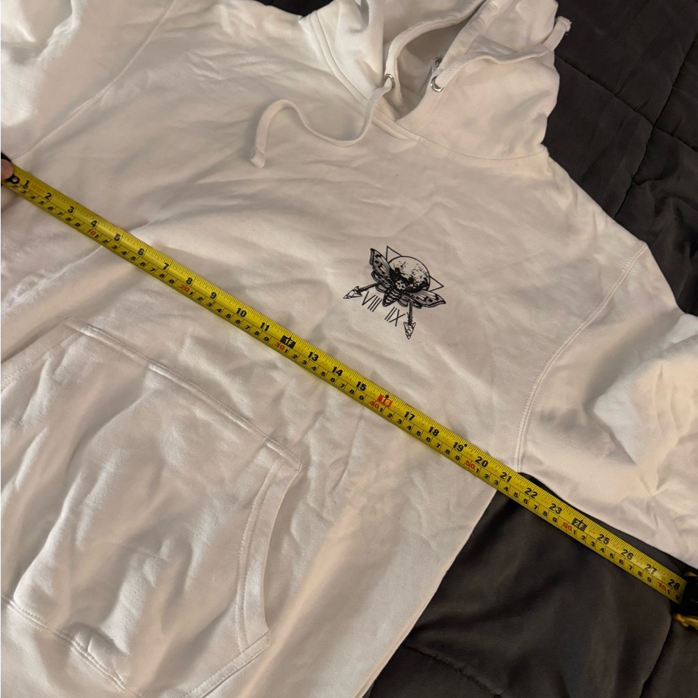 SCW Classic White Hoodie - Picture 6 of 7